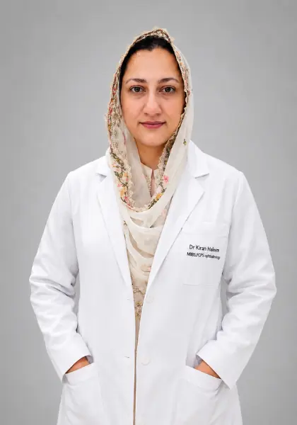 Dr Kiran Haleem Senior Consultant Ophthalmologist and Eye Surgeon at Horizon Hospital Lahore